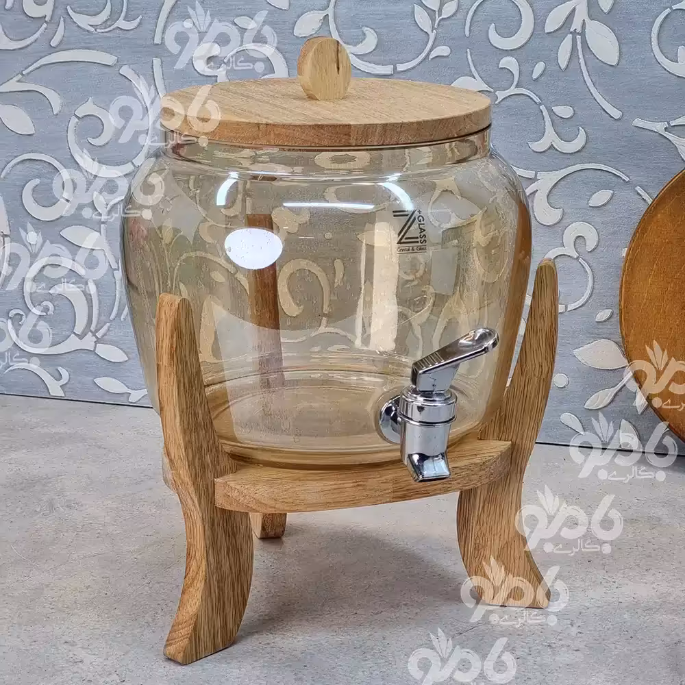 کلمن 1طبقه چوب شیشه ای اولگا شامپاین