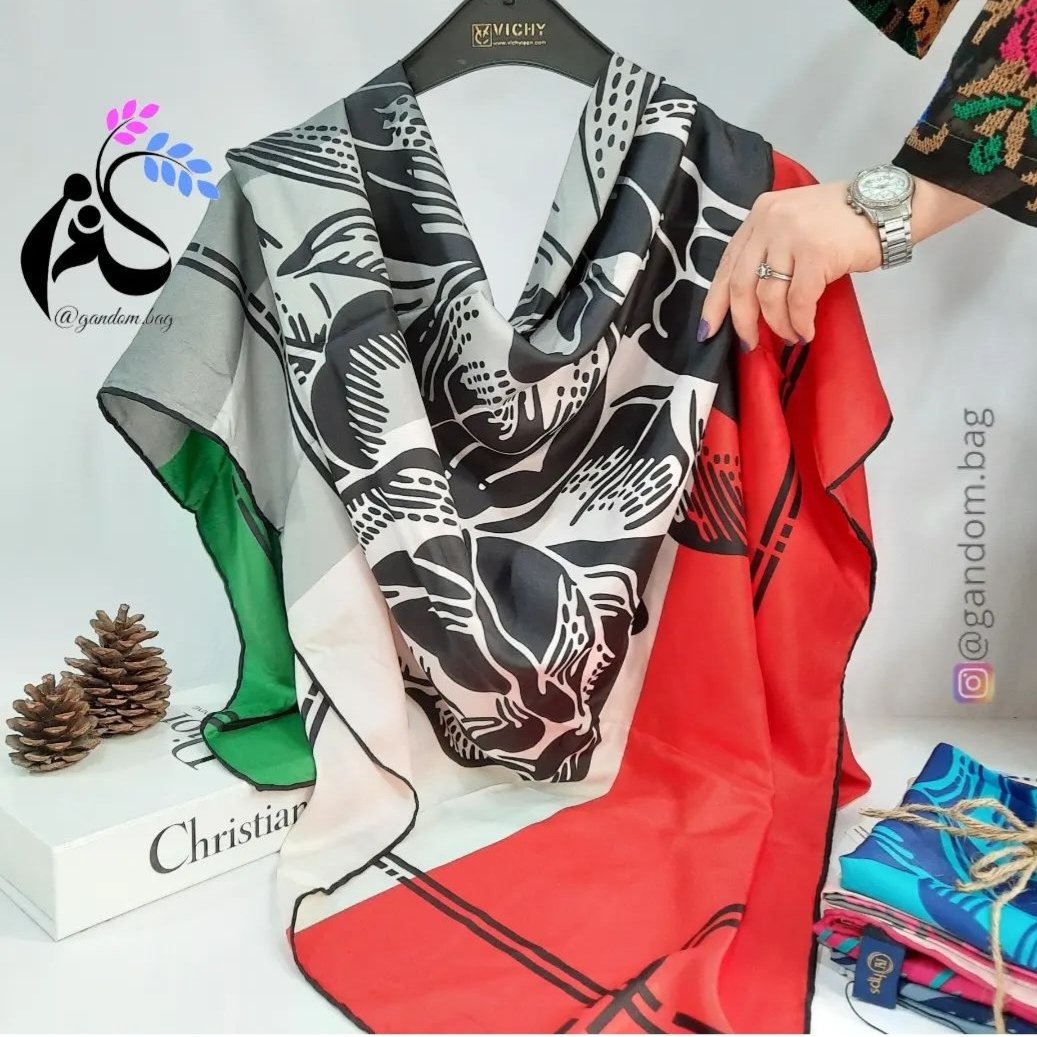 روسری ساتن ابریشم