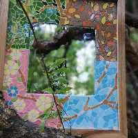 آینه طرح چهار فصل کارگاه عطرین