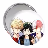 آینه جیبی خندالو مدل انیمه آکادمی قهرمان من My Hero Academia کد 10083