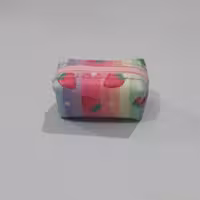 جاهندزفری وفلش ومموری چرم کاملا دست دوز طرح توت فرنگی