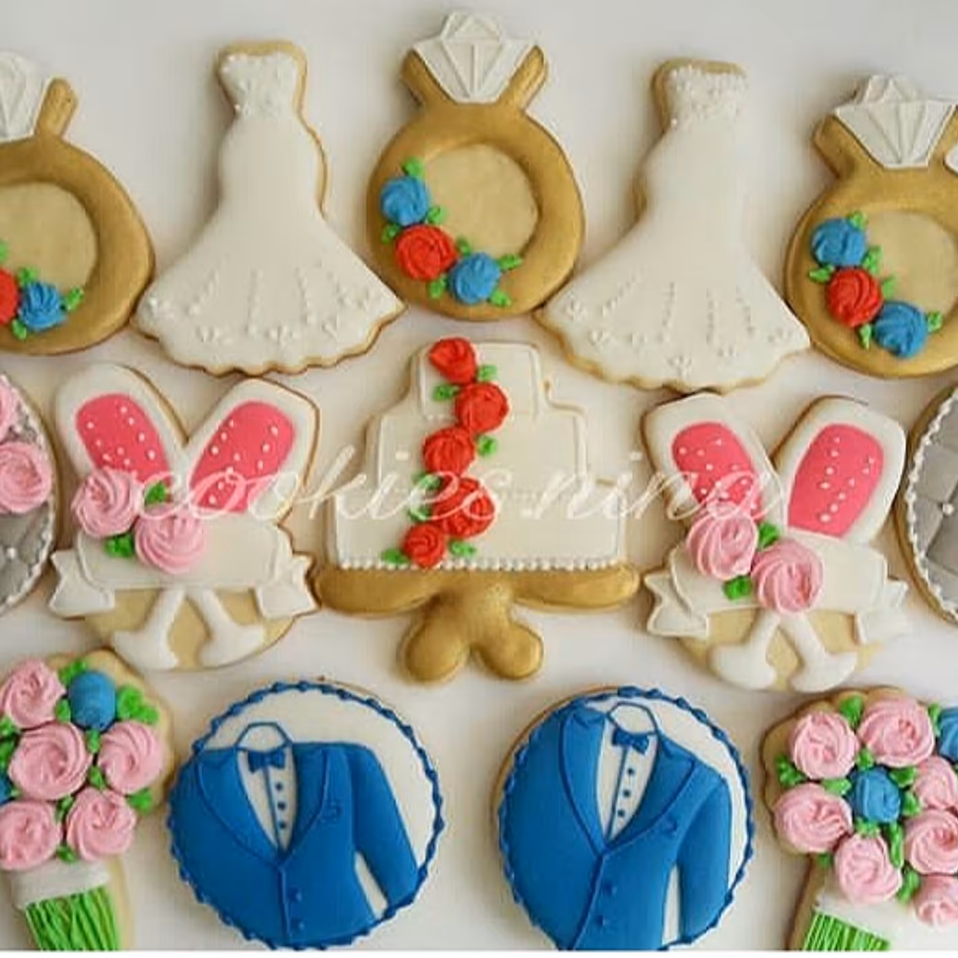 کوکی دکوراتیو نامزدی عروسی