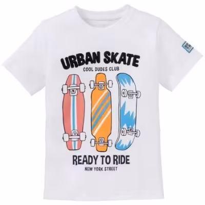 تیشرت بچگانه برند آلمانی pepperts سایز 8تا10 سال مدل اسکیت تیشرت پپرتز