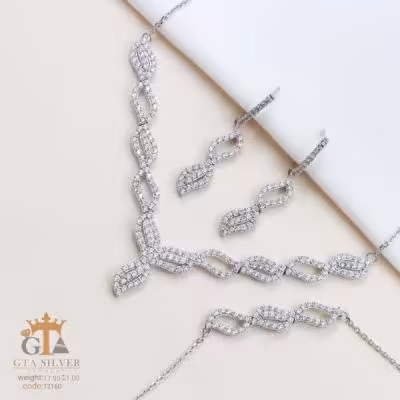 سرویس زنجیری دخترانه و زنانه مناسب مراسم عروسی کد 12160