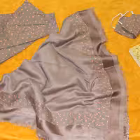 ست روسری ماسک و ساق دست نسکافه ای