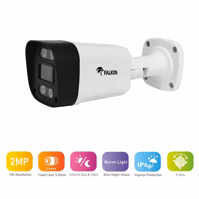 دوربین مدار بسته 5 مگ فالکن دید در شب رنگی 
