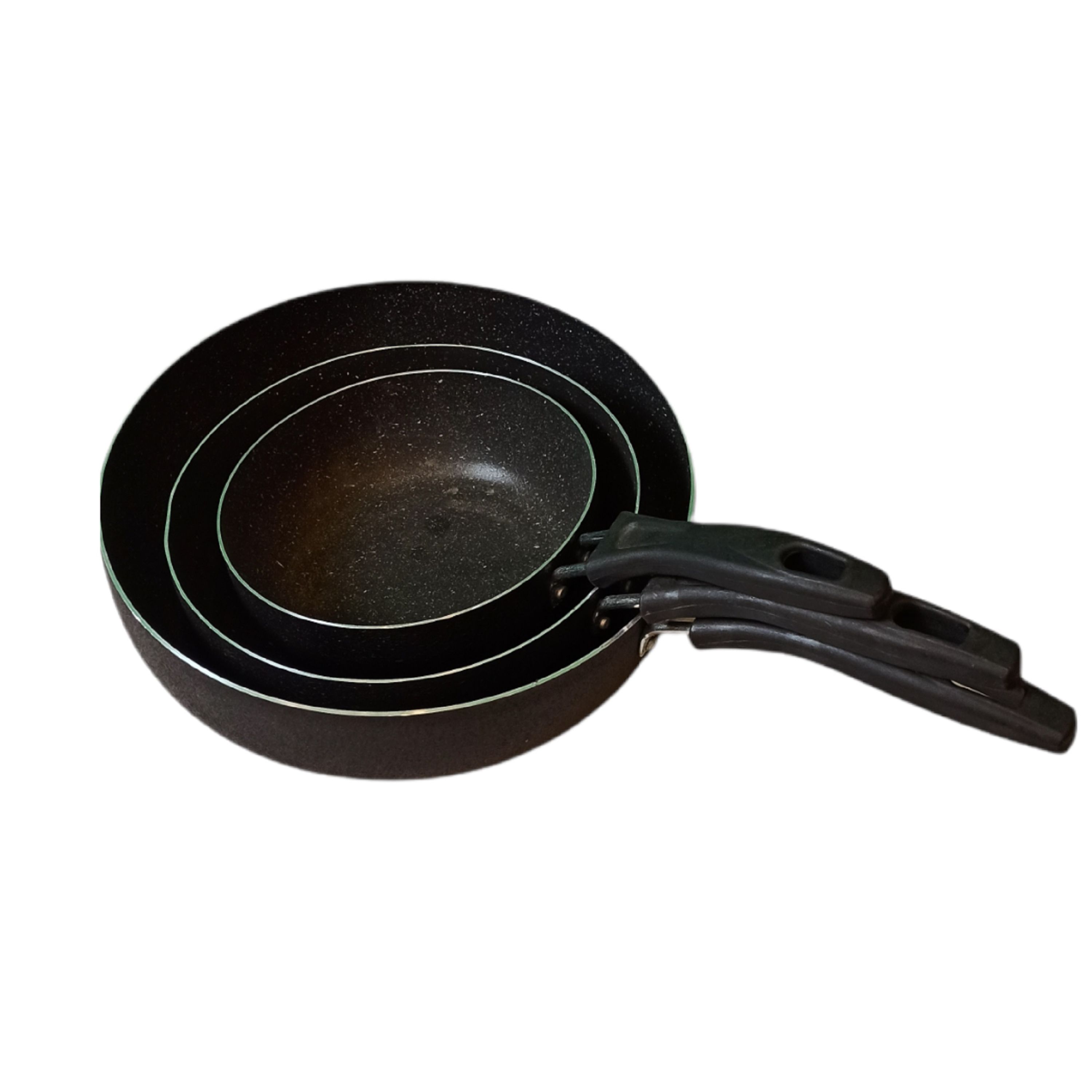 تابه گرانیتی سه پارچه در سه سایز 18 و 22 و 28