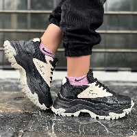 کفش اسپرت  مشکی کرم دخترانه  FASHION با7 روز مهلت مرجوعی به هر دلیلی 