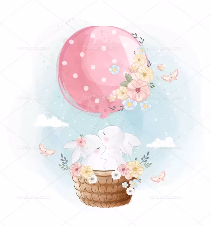 فایل وکتور کاراکتر خرگوش | گرافیک با طعم تربچه