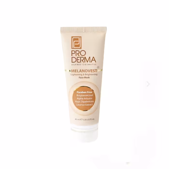 ماسک روشن کننده و کاهش لک های پوست صورت پرودرما