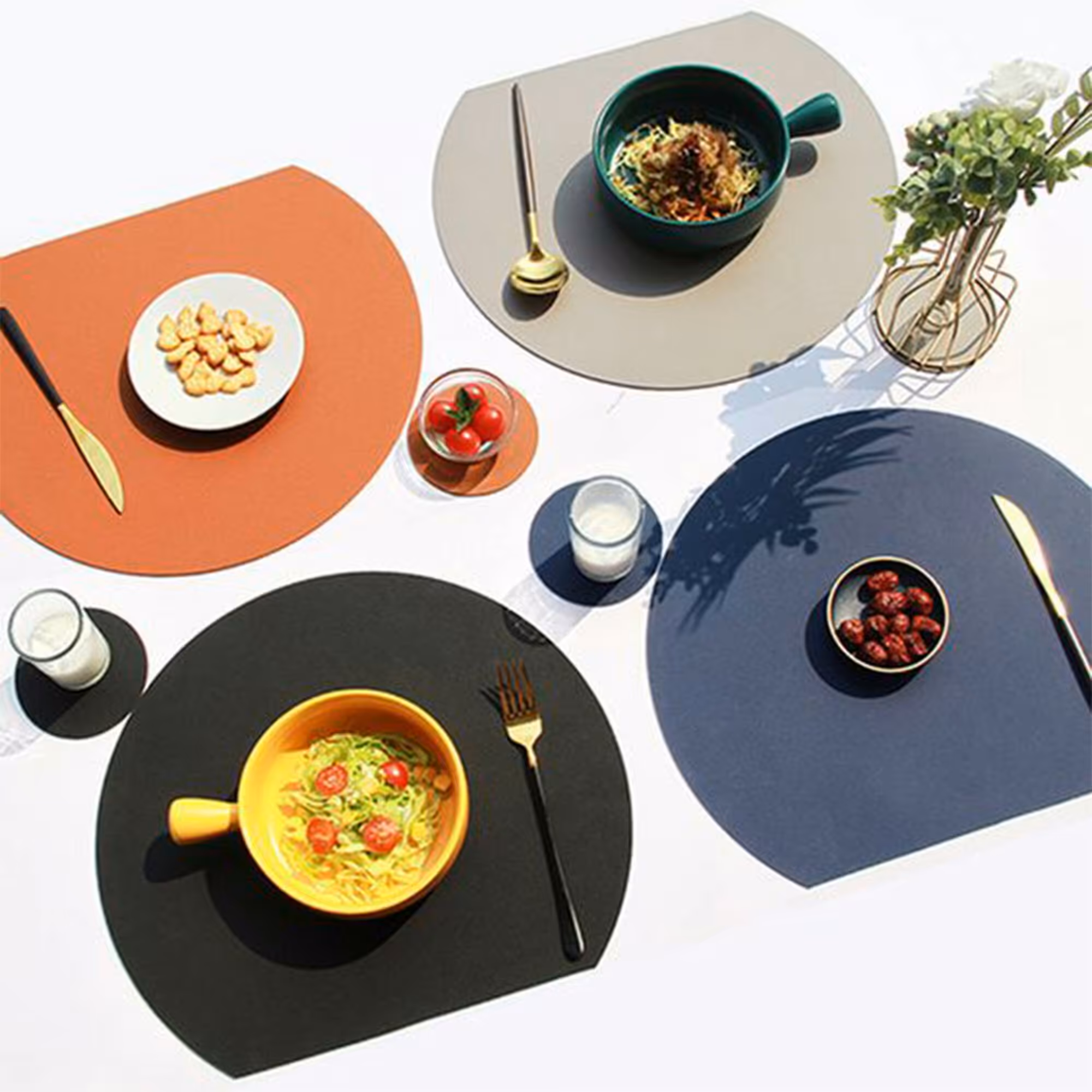 زیربشقابی مدرن مدل merli13 جنس مخمل ابعاد 30 در 37 سانتیمتر