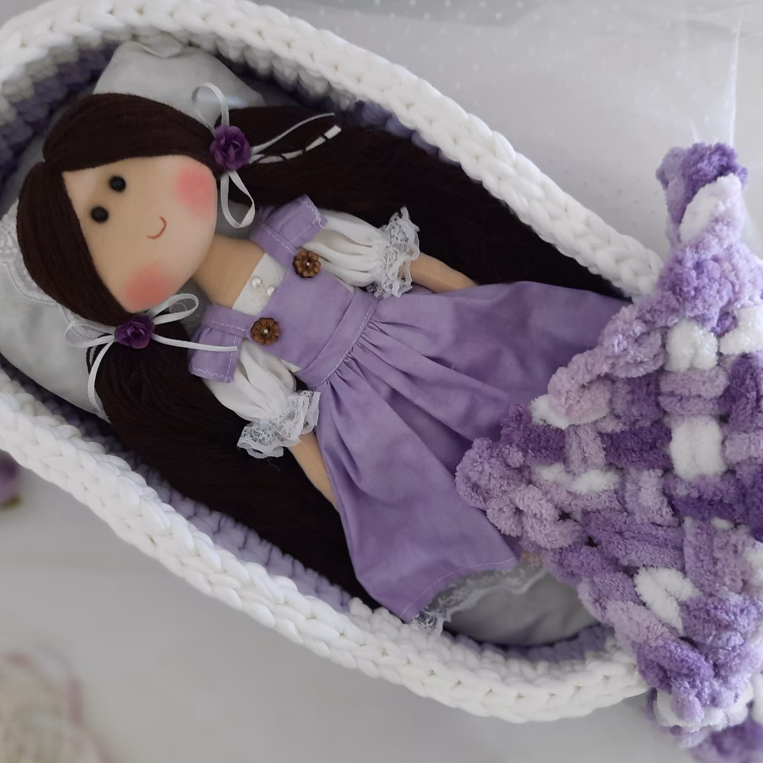 پَک خاله بازی و عروسک بازی دخترونه کدِ (2) ترکیب رنگ بنفش 