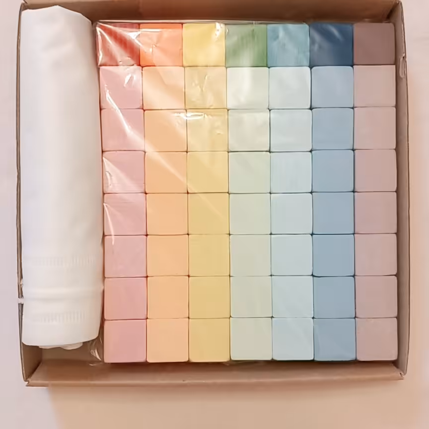 پک 50 عددی مکعب 3در3 