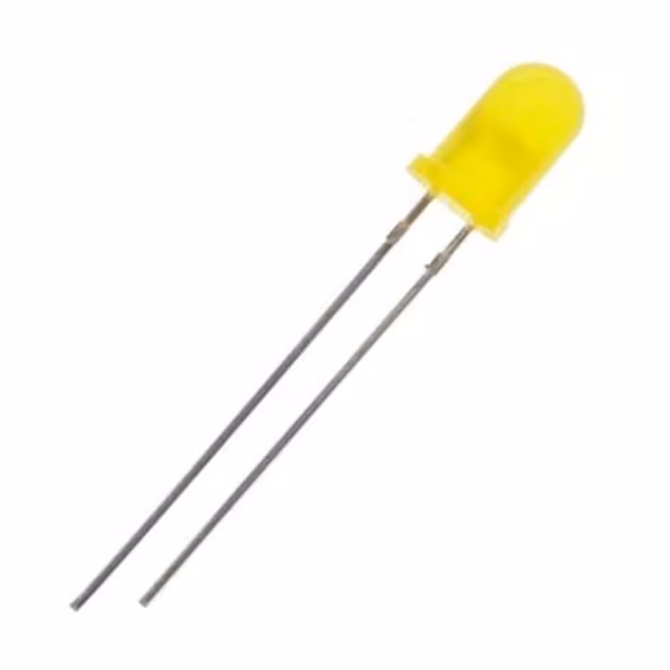 ال ای دی زرد قطر 5میلی متر بسته10عددی 