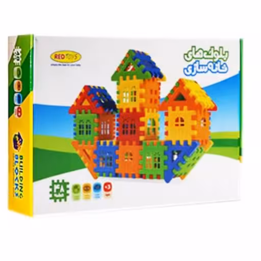 ساختنی بلوک های خانه سازی 48 قطعه BUILDING BLOCK ( علم گستر )