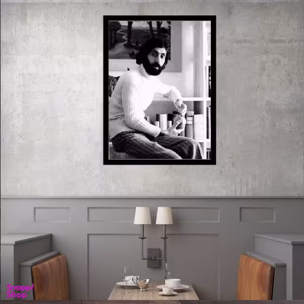 تابلو بکلیت طرح مشاهیر ایران سهراب سپهری مدل قاب شاسی B-S9813