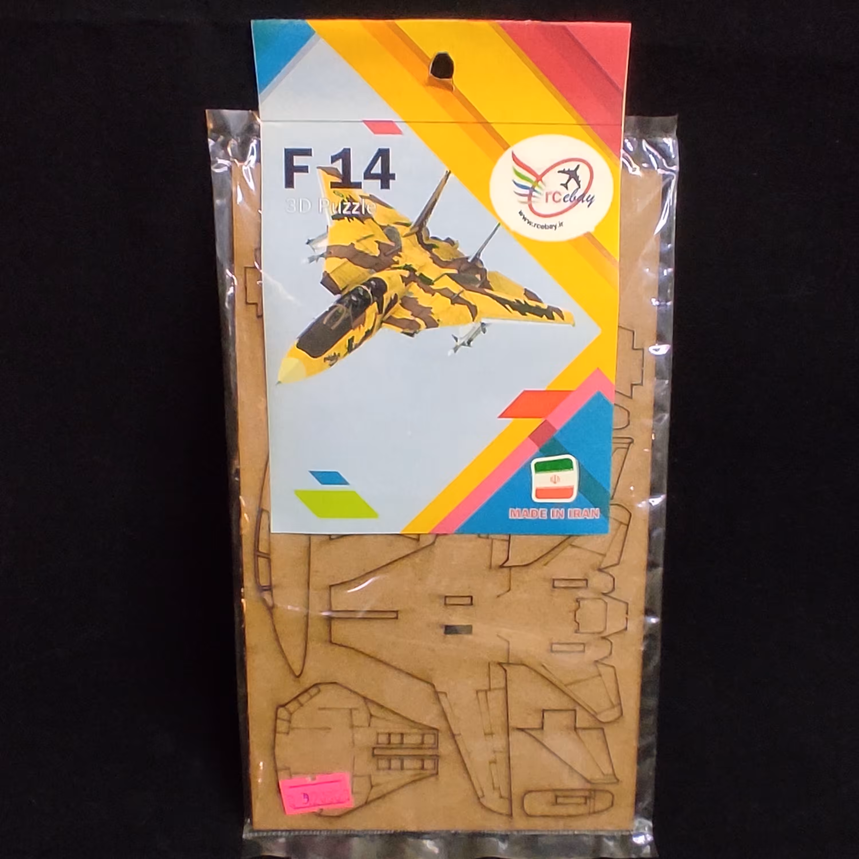 ماکت هواپیمای مدل F14 برش خورده و آماده مونتاژ