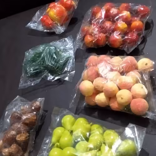 میوه مصنوعی هلو و سیب و ...
