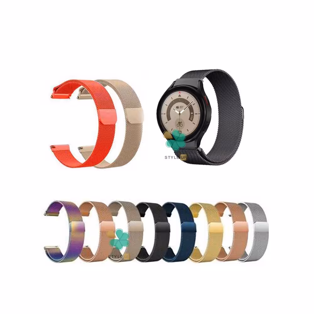 بند ساعت استیل New Milanese مناسب Samsung Galaxy Watch 5 Pro