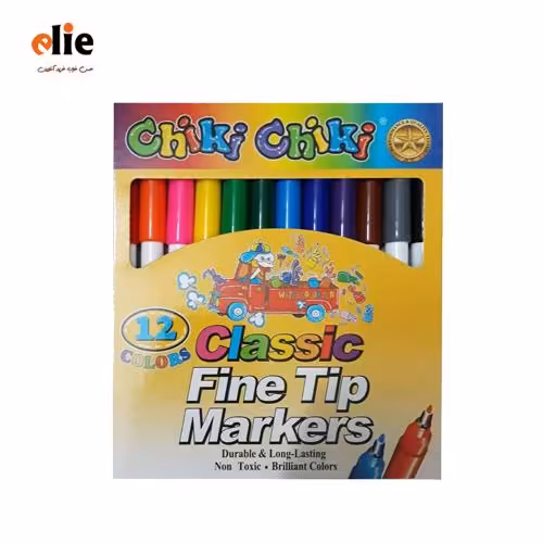 ماژیک 12 رنگ چیکی چیکی