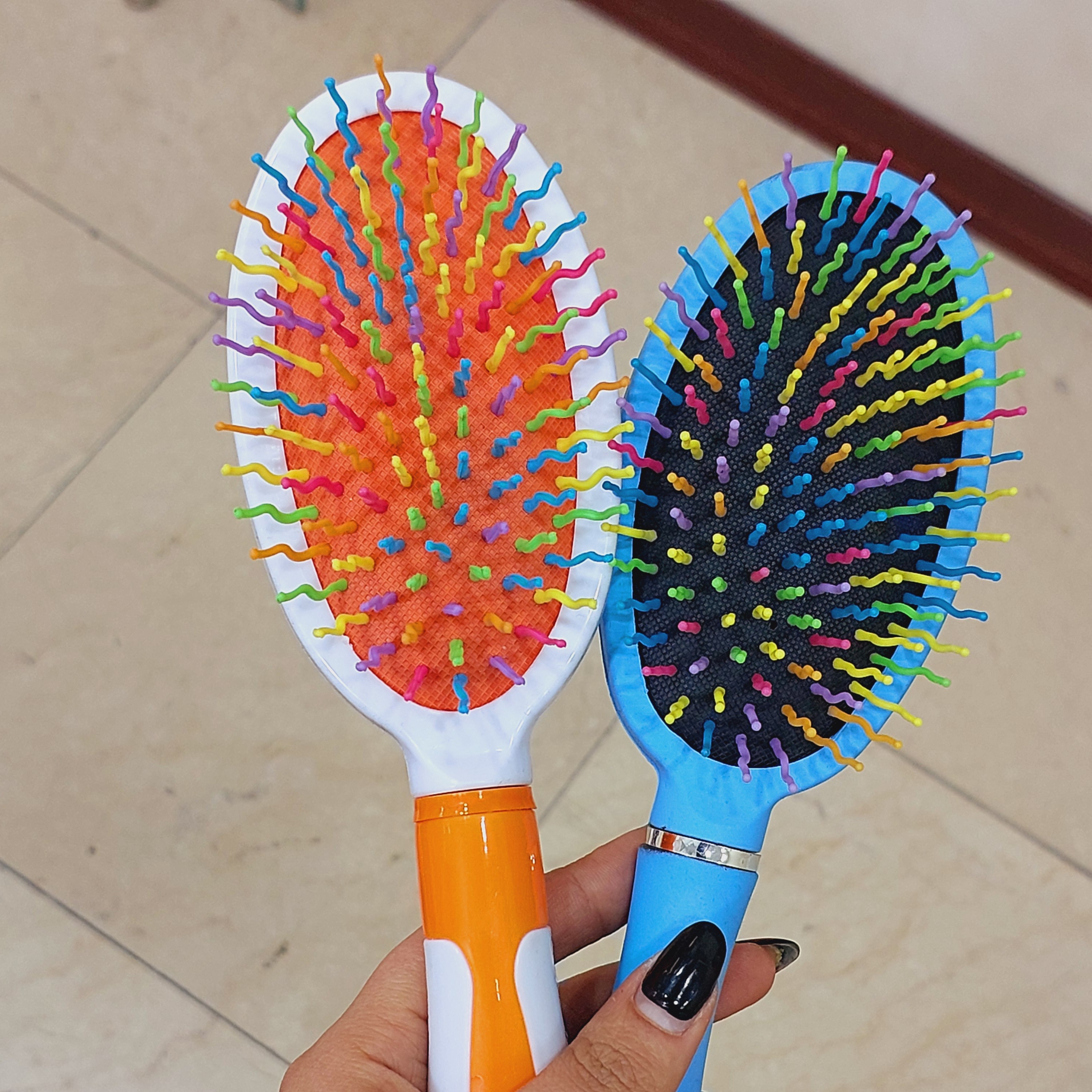 برس ماکارانی رنگی رنگی سایز بزرگ