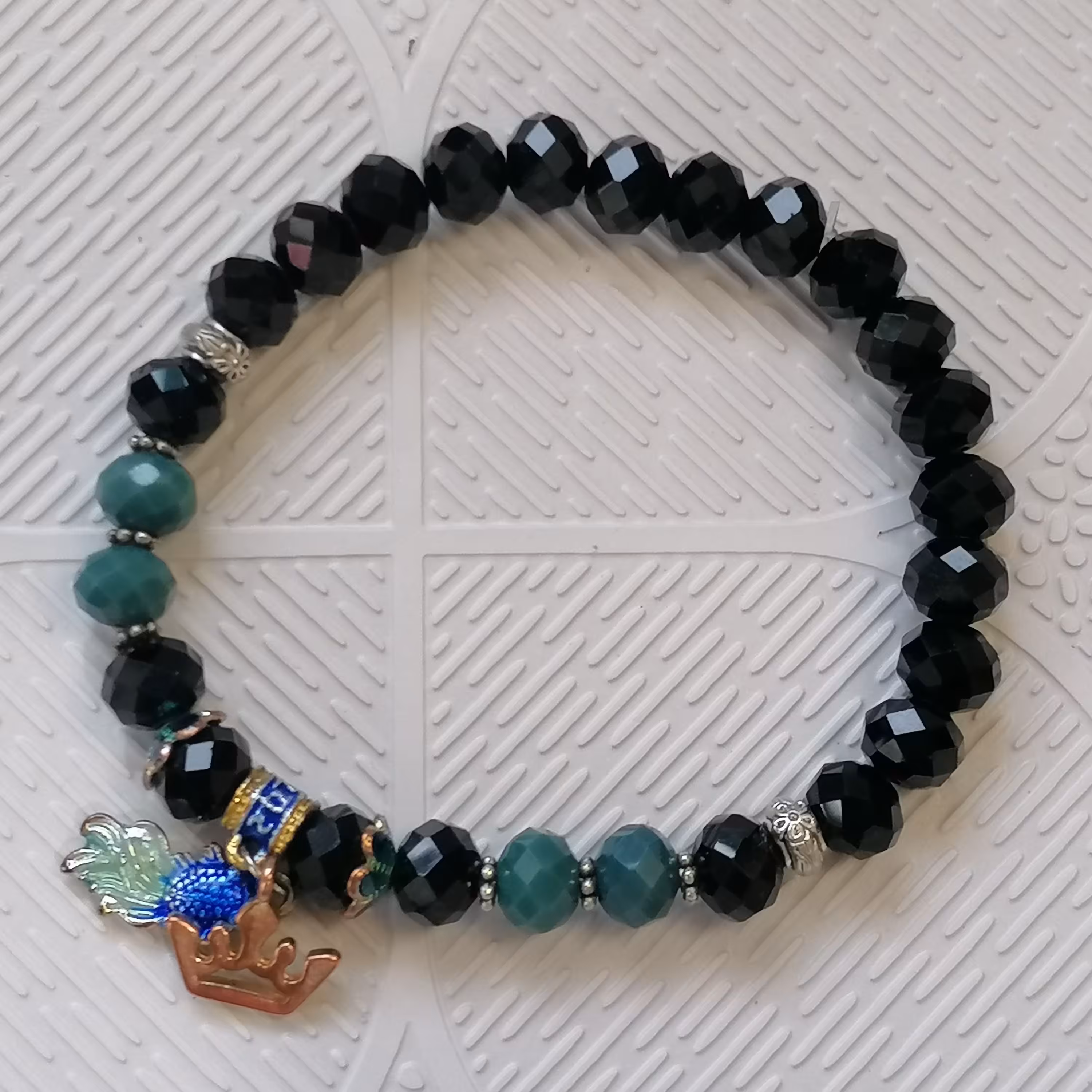 دستبند سنگ کریستال