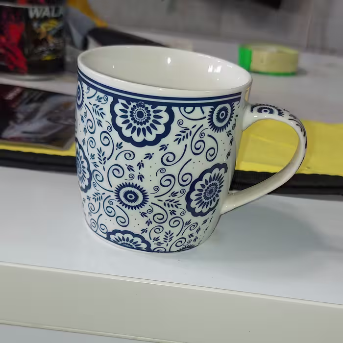 ماگ سرامیکی آبی سنتی
