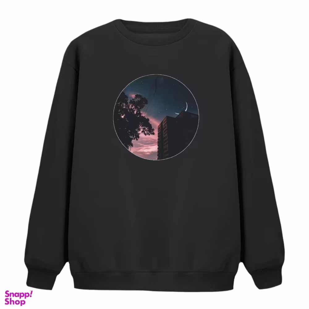 سویشرت زنانه مدل ماه شب