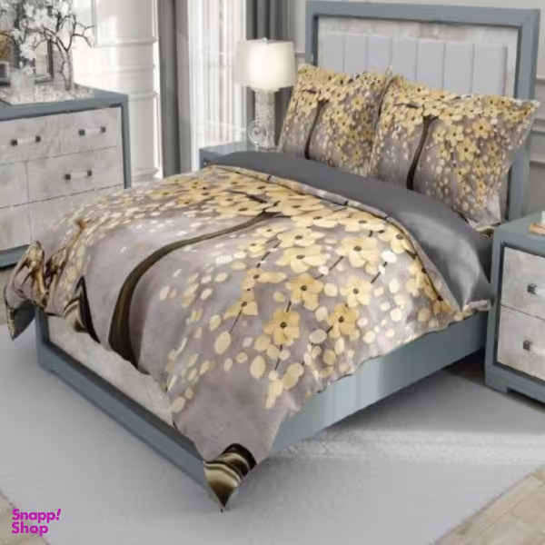 سرویس روتختی مدل درخت وگل دونفره 6تکه