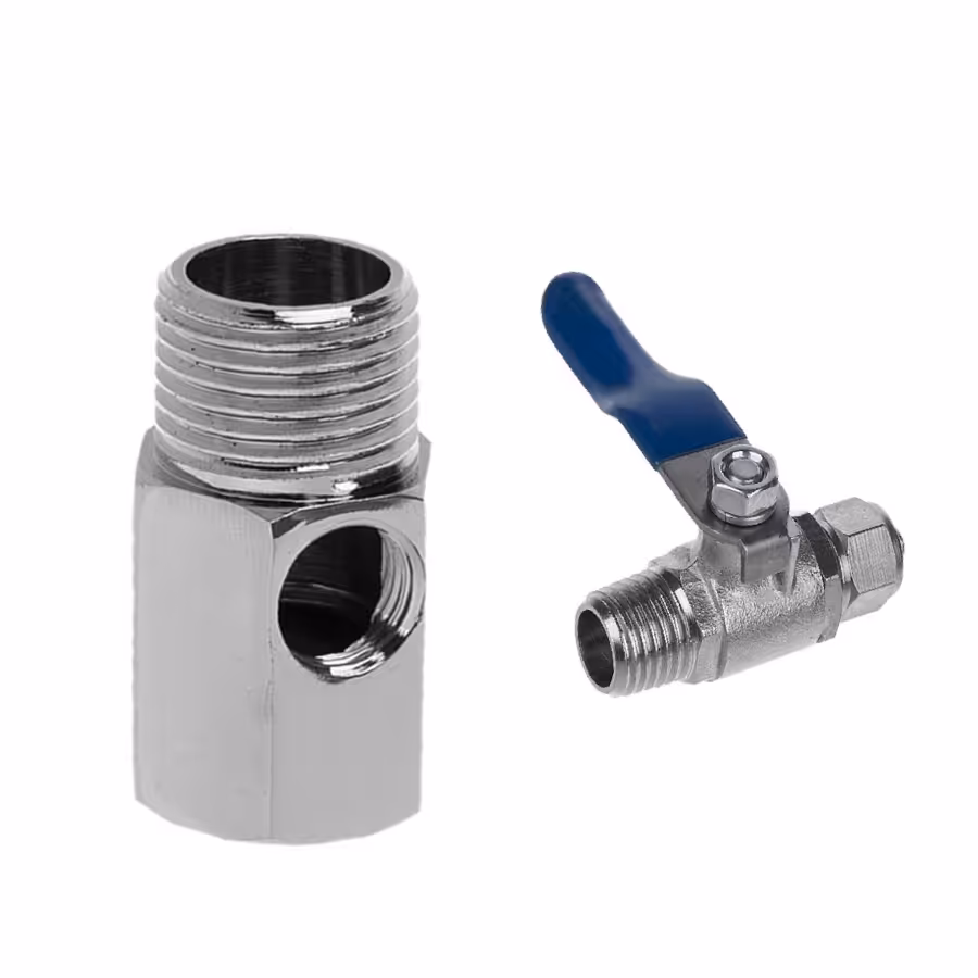 پک سه راهه و شیر ورودی تصفیه آب