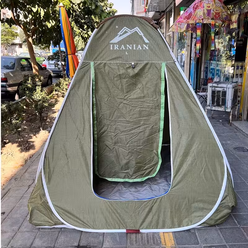 چادرمسافرتی8 نفره فنری ایرانی جنس آکسفورد برنو  با نوار ابریشمی کد2 | amazonchi