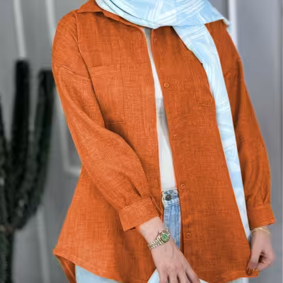 شومیز مانتویی شانتون