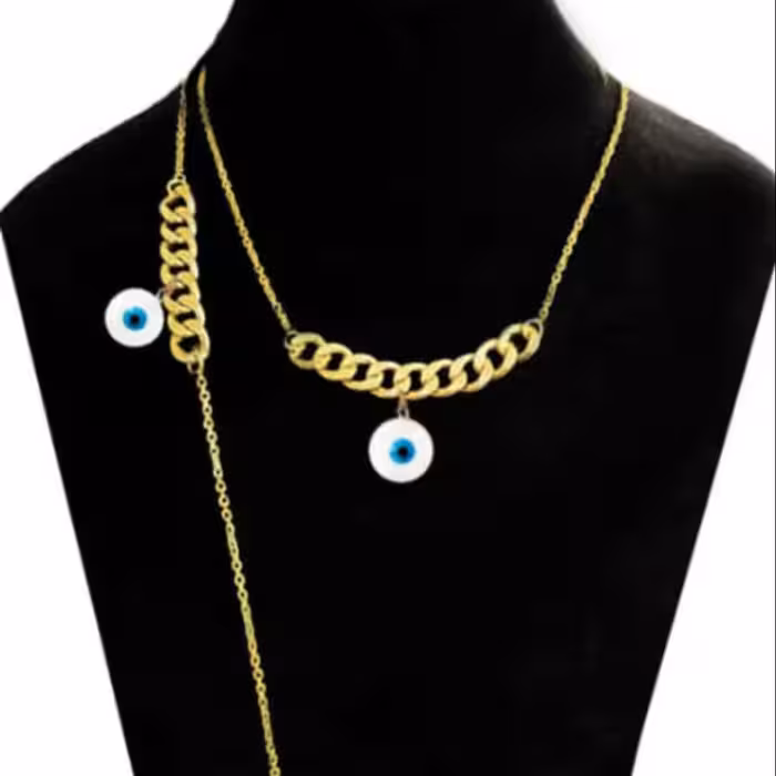 نیم ست کارتیر چشم و نظر رنگ ثابت بدون ایجاد حساسیت کیفیت عاااااالی