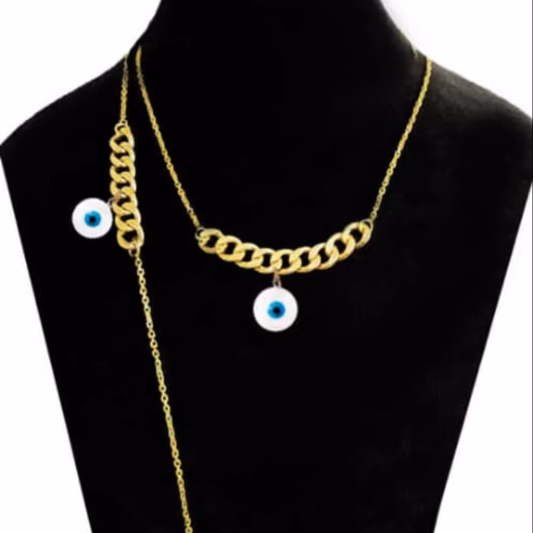 نیم ست کارتیر چشم و نظر رنگ ثابت بدون ایجاد حساسیت کیفیت عاااااالی