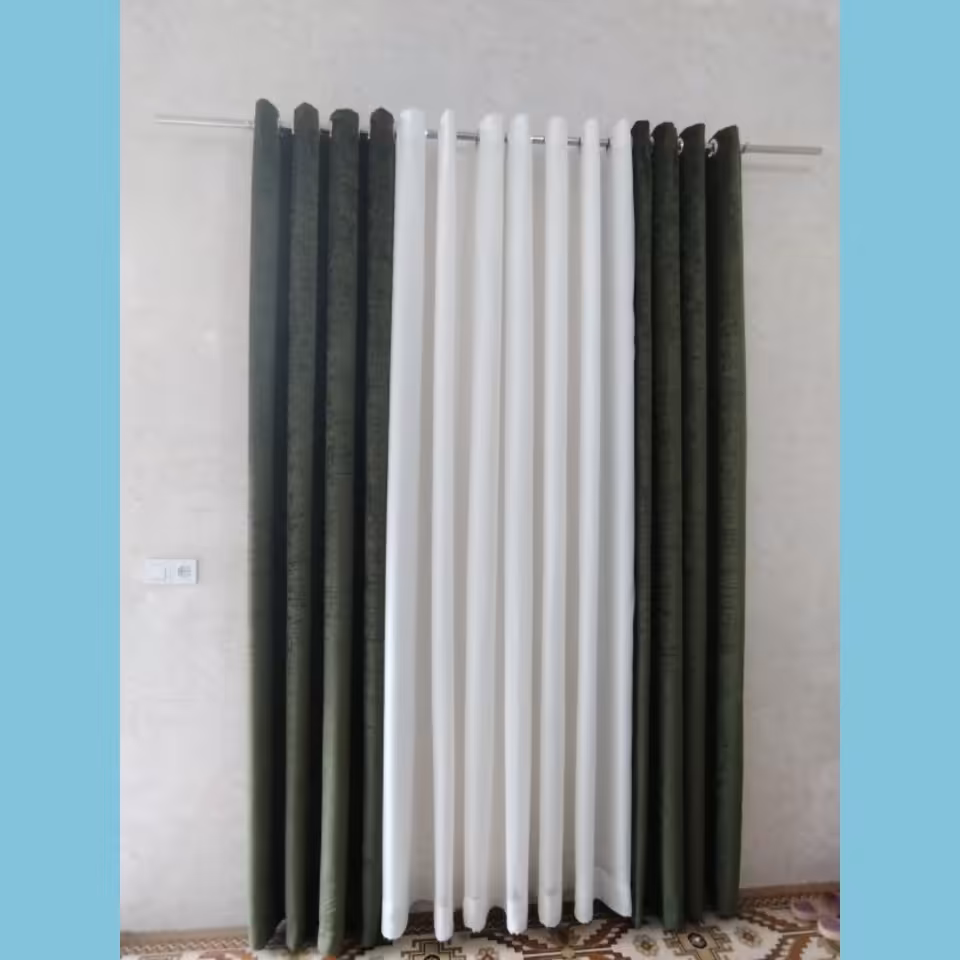 پرده مخمل آماده (قیمت 1 پنل )