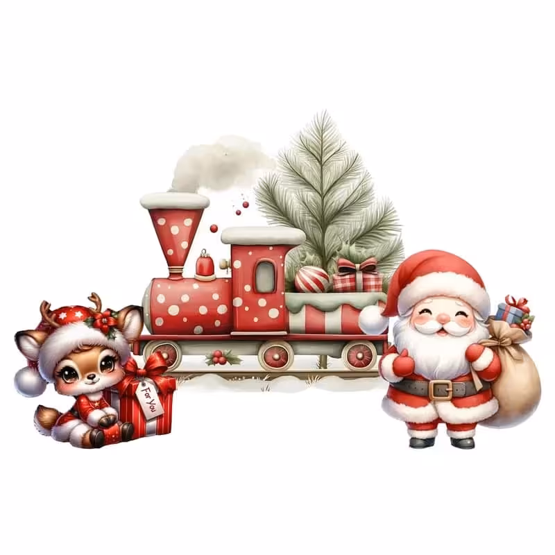 استند رومیزی طرح کریسمس یک عددی