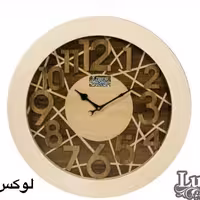 ساعت دیواری لوکس چوبی 318