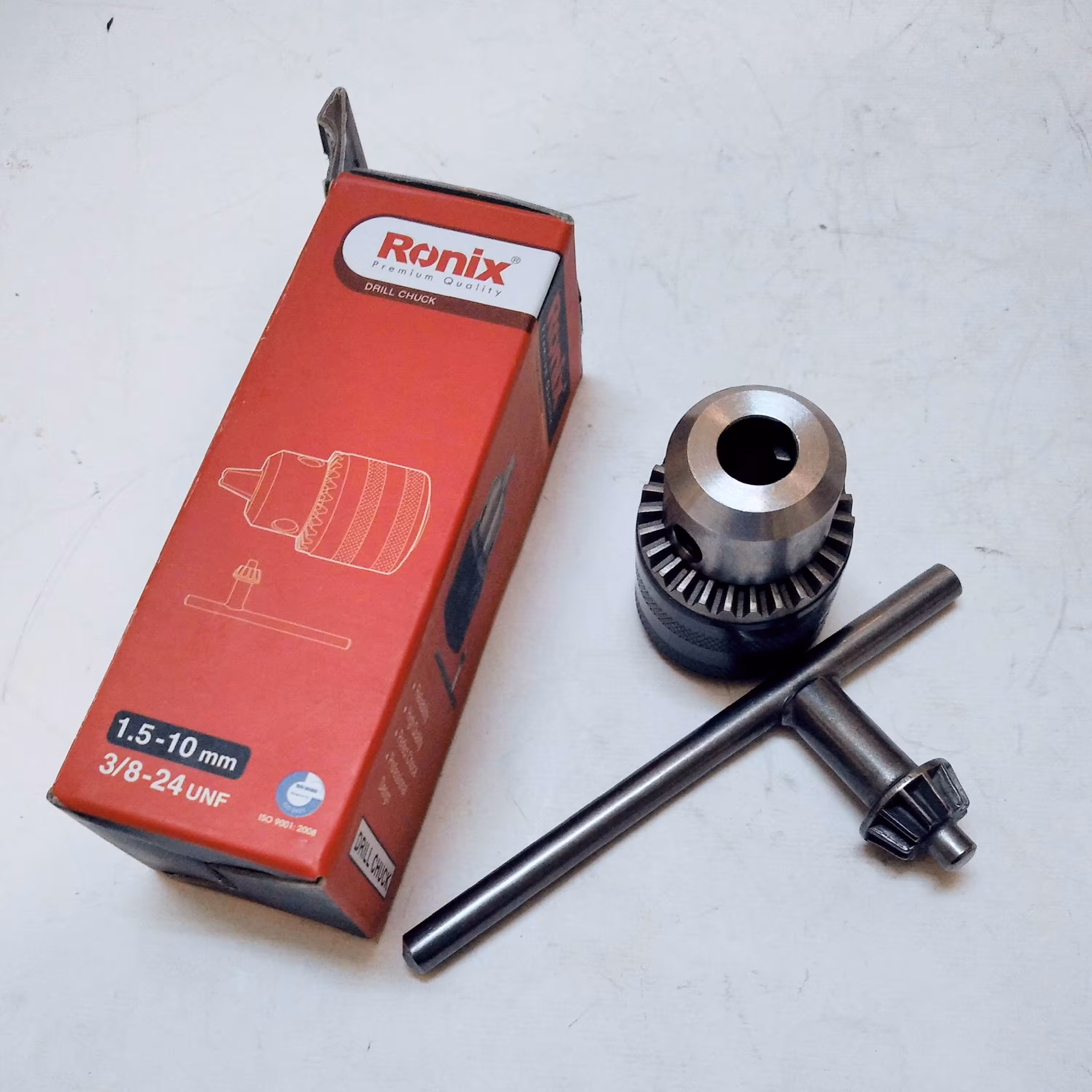 سه نظام تمام فلزی آچار خور سایز 10 برند رونیکس اورجینال اصل طبق توضیحات