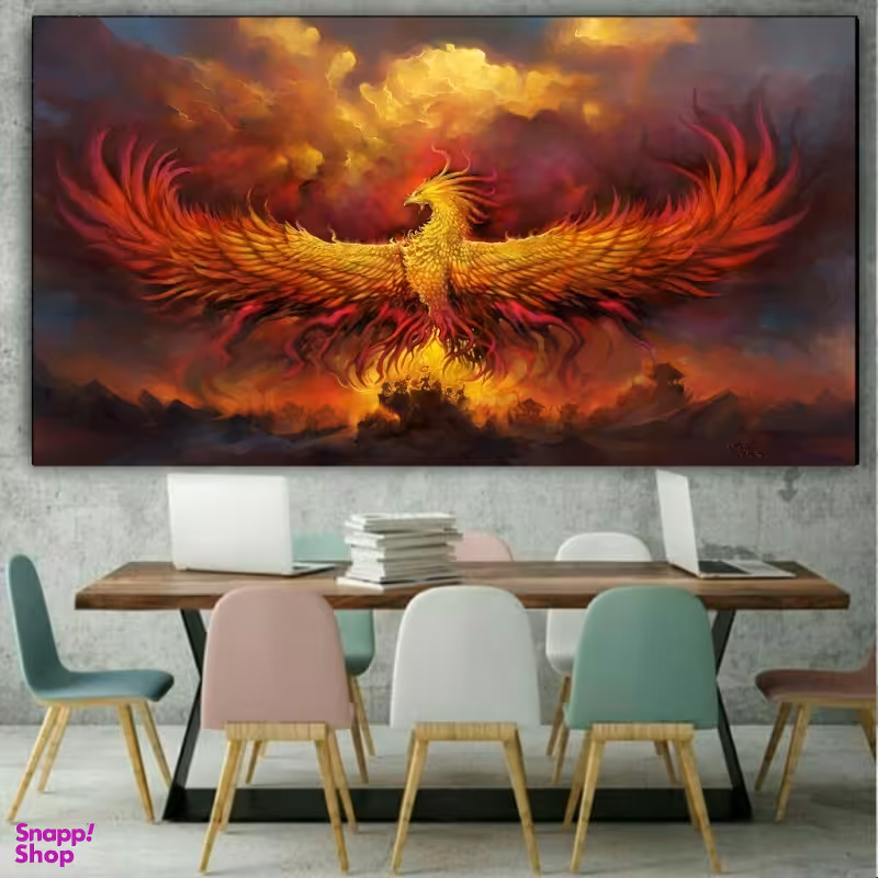 تابلو شاسی طرح ققنوس کد ST385