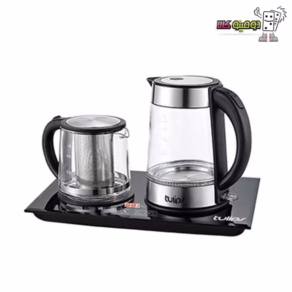 خرید چای ساز صفحه ای تولیپس مدل TM-452 شیشه ای - دومینو کالا