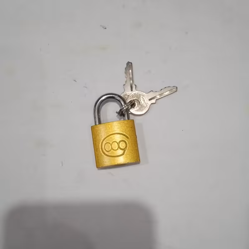 قفل آویز سایز 25 طلایی