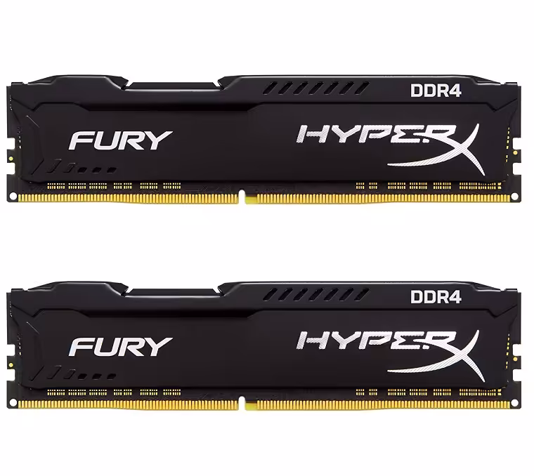 رم دوکاناله کینگستون هایپر ایکس فیوری با فرکانس 3000 مگاهرتز و حافظه 16 گیگابایت