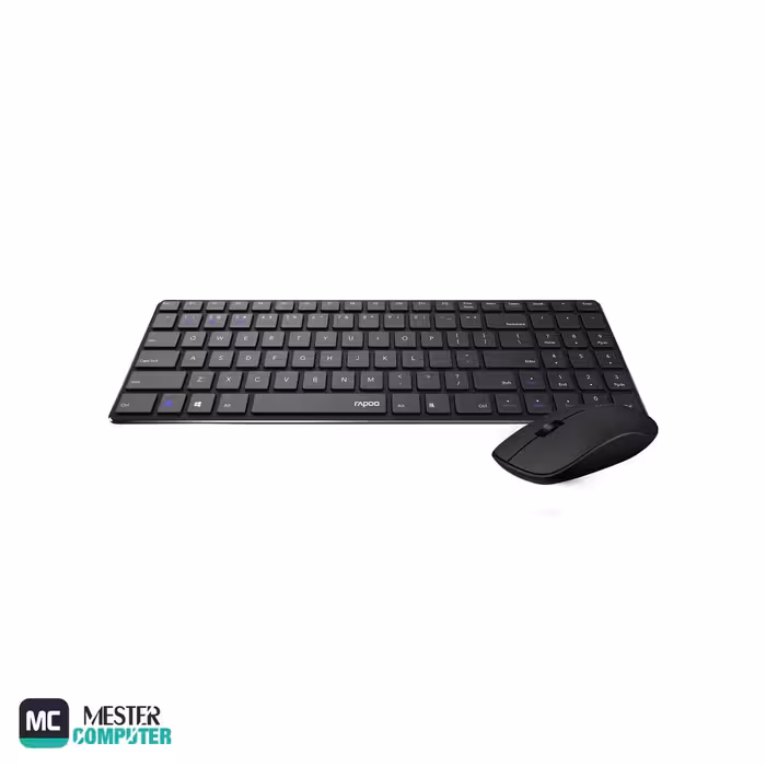 قیمت و خرید کیبورد و ماوس وایرلس رپو مدل 9300M | مستر کامپیوتر | آسوده خرید کنید