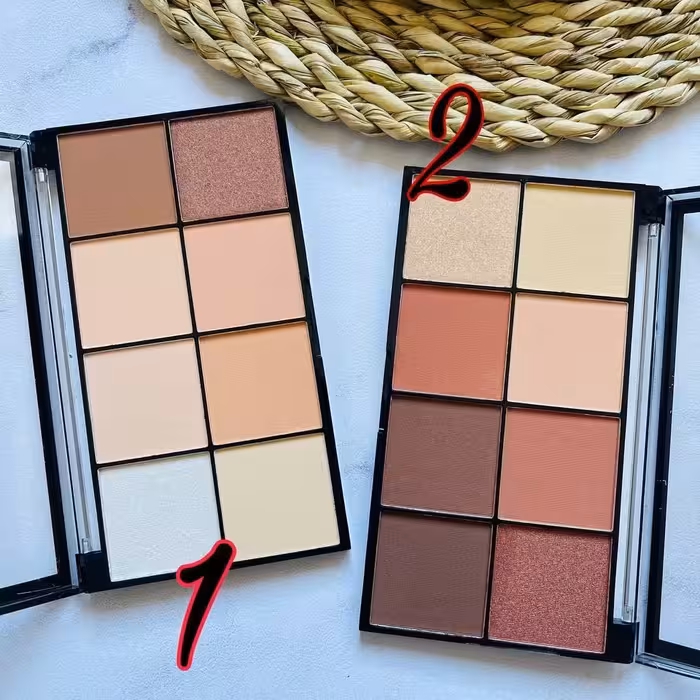 پالت کانتور و هایلایتر  برند دودوگرل  (بعد از خرید شماره مورد نظر را اعلام کنید)