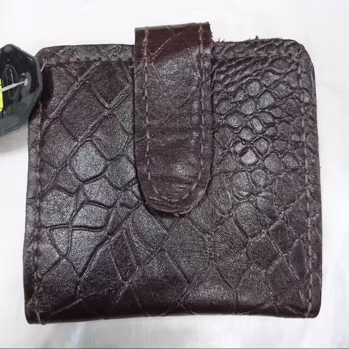 کیف جیبی چرم طبیعی دست دوز