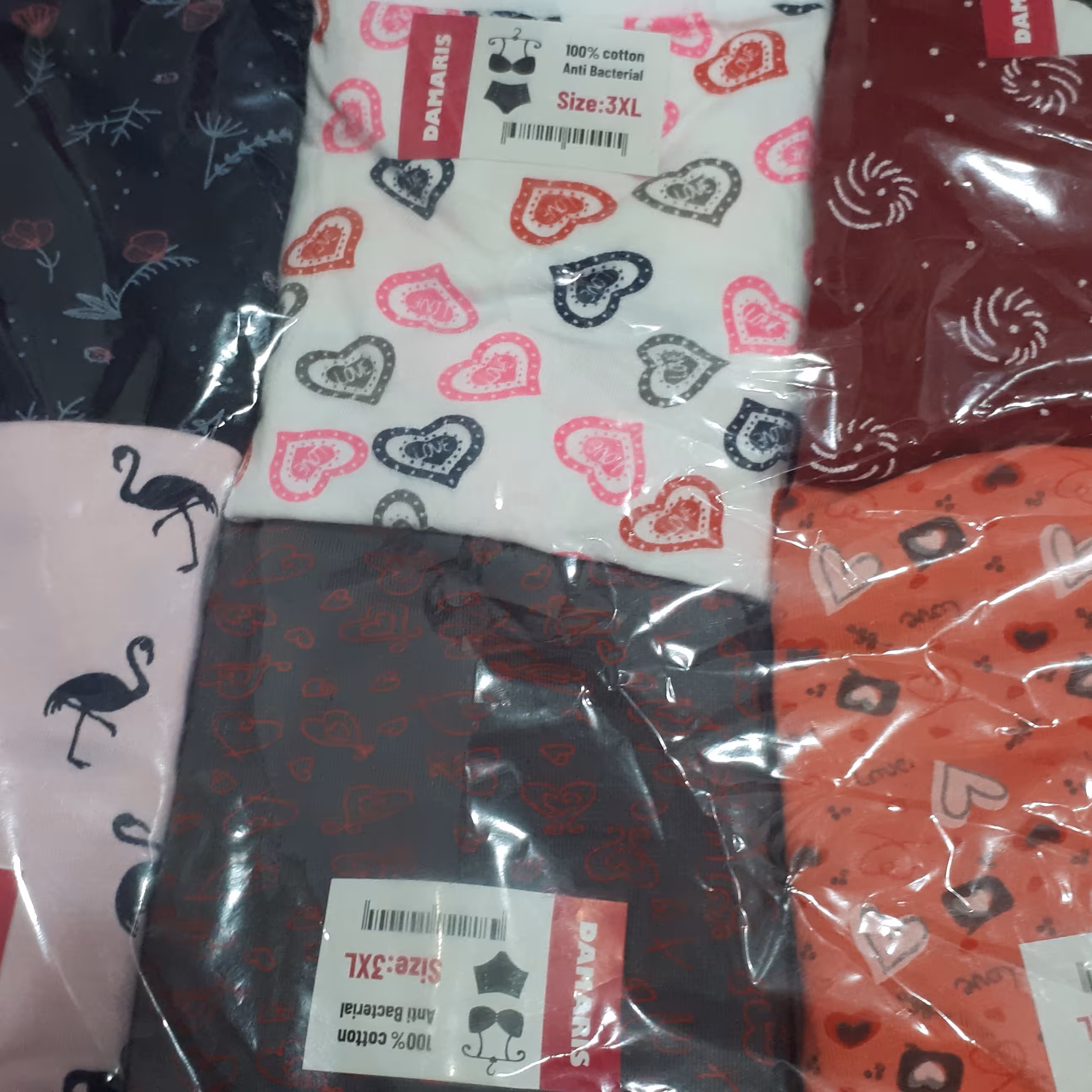 شورت نخ پنبه زنانه لاکرا  سایز سه ایکس لارج با کیفیت 