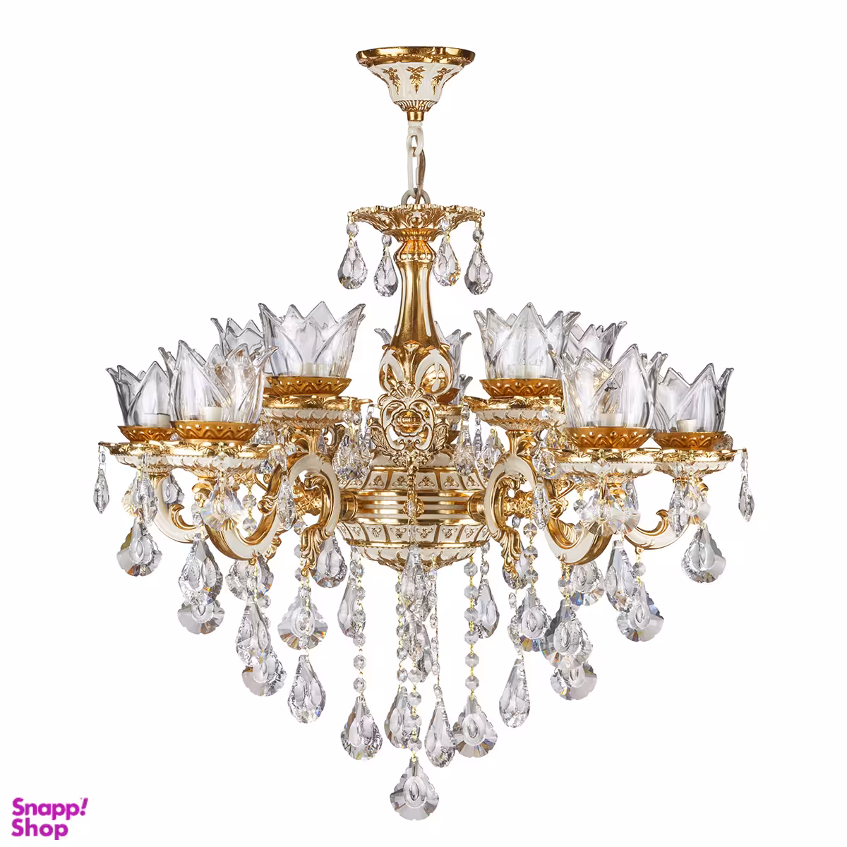 لوستر 10 شعله چشمه نور کد S3559/5+5