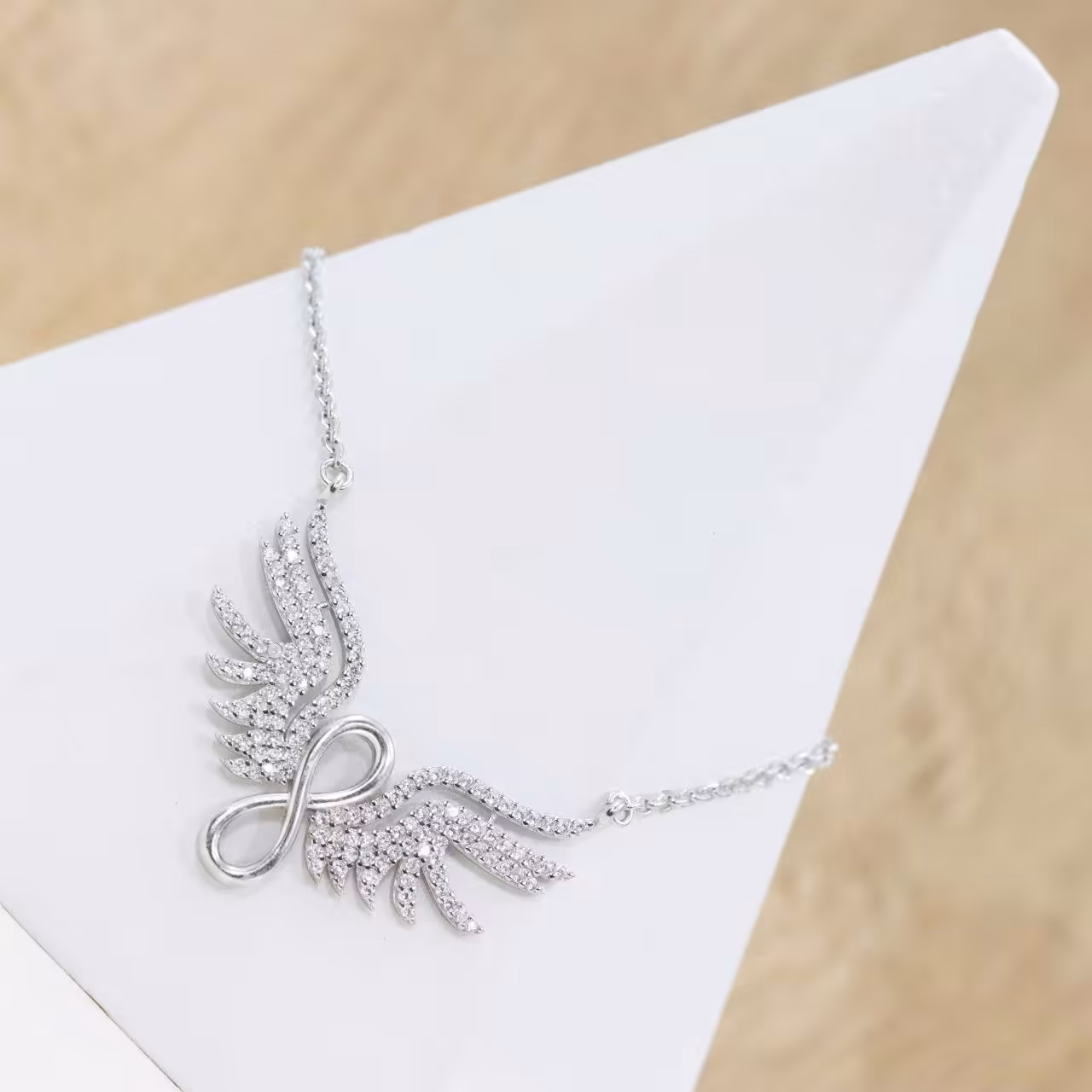 آویز زنجیری نقره  کد S-10286-6.5