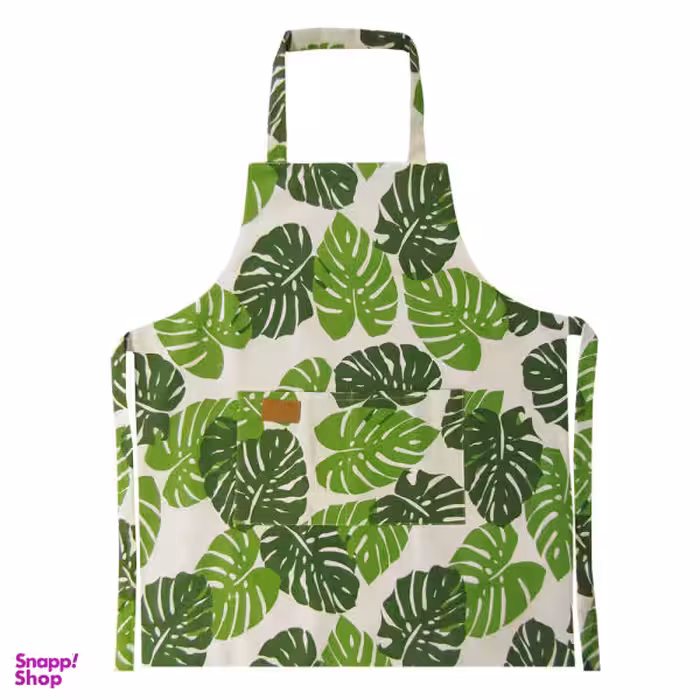 پیش بند آشپزخانه هوم اند لایف طرح برگ مدل هانسل