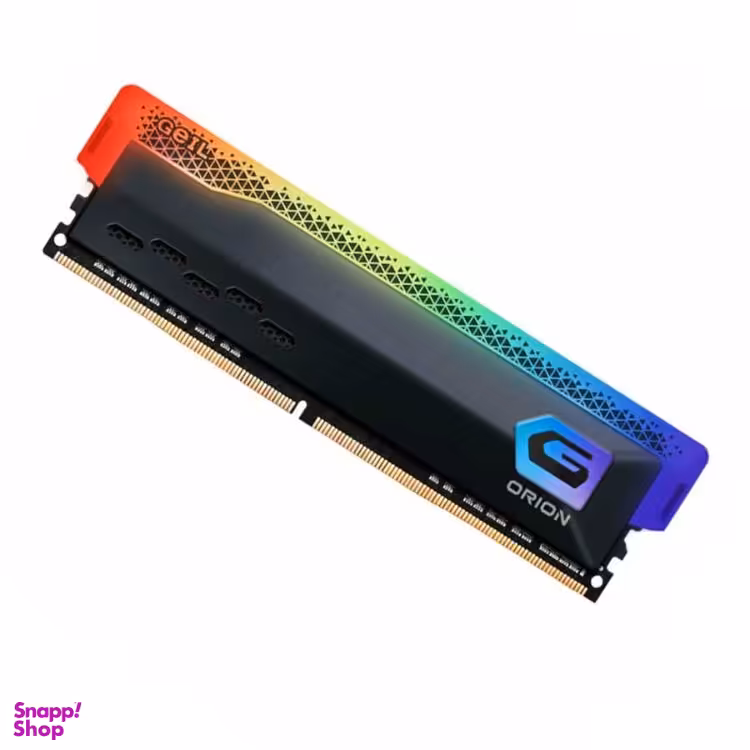 رم دسکتاپ گیل مدل Orion RGB 8GB DDR4 3200MHZ CL16 ظرفیت 8 گیگابایت